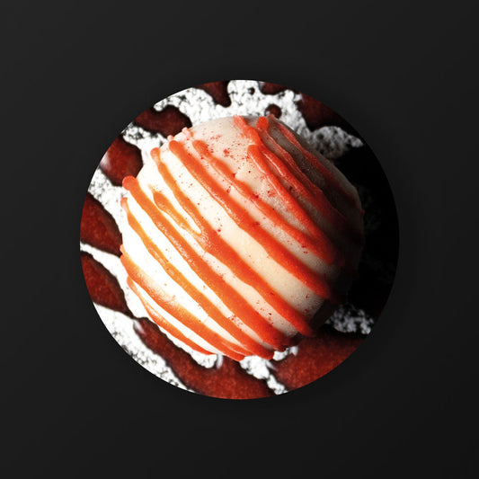 Boule de litchi-framboise