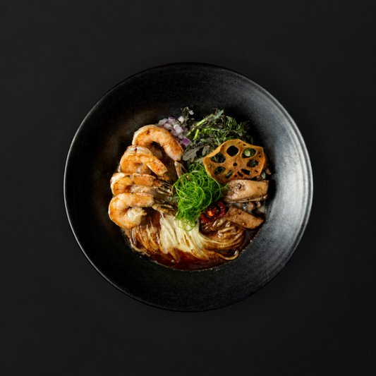 Creamy Umami Ramen - Grilled Scampi ♥️